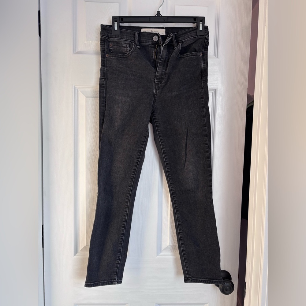 GAP Women's Dark Gray Skinny Jeans